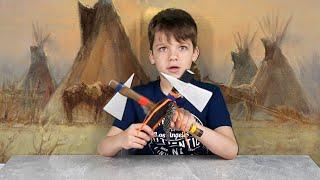 DIY-Томагавк своими руками из бумаги.Do-it-yourself tomahawk made of paper.