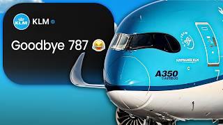 Why KLM Said “GOODBYE” To 787 and Turned To A350...