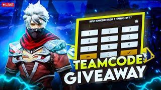 Free fire Team code Giveaway - MCA Arjun is Live - Beat my Legends #freefiretelugulive