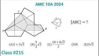 AMC 10B 2024 Geometry Preparation 10A Problems Solutions Tips Fundamentals Crash Course Walkthrough