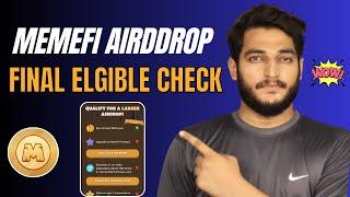 Memefi Airdrop Final Eligible Check List || Memefi Listing & Airdrop Claiming Date