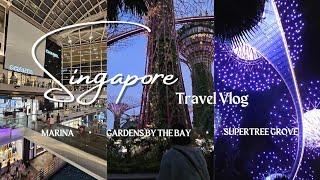 SG 2024 Vlog - FREE attraction! Garden Rapsody (Marina, Gardens by the bay, Supertree grove)