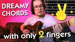 Easy & Dreamy guitar chords #6 | 'Two Finger Method' (great for alternative music)