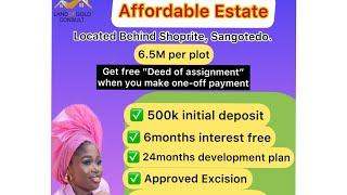 Newly launch Estate behind shoprite, sangotedo.