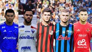 Option File PES 2021 Dezembro pra PS4/PS5/PC 100% Atualizado com Brasileirão Serie A,  B e C 2025!