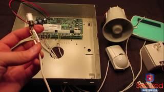 DSC security alarm system basic install and wiring walk through