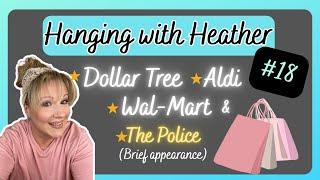 Hanging with Heather #18 SOMEONE GOT CAUGHT SHOPLIFTING! DOLLAR TREE, ALDI & WALMART SHOPPING TRIP