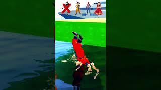 GTA 5: Flash vs Garfield in Lava World Race!  | Epi 16
