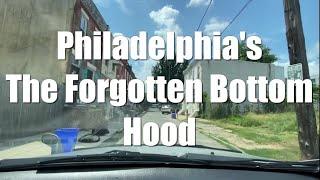 Driving Tour Philadelphia's The Forgotten Bottom Hood | Couple Hundred Residents Left (Narrated)