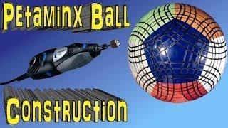 Petaminx Ball Construction by Tony Fisher (Rubik's type custom made puzzle)