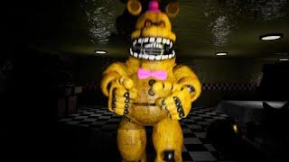 HUNTED BY FREDBEAR THROUGH HIS NEW DINER.. | FNAF Those Nights at Fredbear's New Destiny