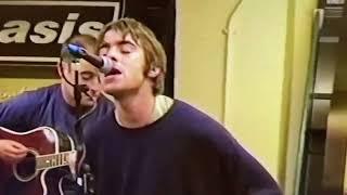 Oasis - "Supersonic" (LIVE In Virgin Megastore '94 Lost UNSEEN Footage From The DM Launch Party!!!!)