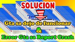 Gta San Andreas dejo de funcionar-  SOLUCION