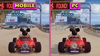 Disney Speedstorm Ultra Graphics Comparison: PC vs Mobile Gameplay