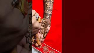 Full Hand Beautiful Bridal Mehndi Design #bridalmehndi #dulhanmehndi #mehndi #mehandi #ytshorts #1m