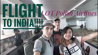 First time flying to India | LOT Polish Airlines | Copenhagen - New Delhi | 4K