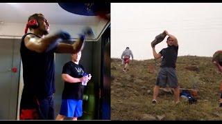 Khabib Nurmagomedov and Tony Ferguson training for fight on TUF 22 Finale