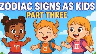 Zodiac Signs As Kids  #zodiacsigns #astrology #thatzodiacguy #ZodiacSignsExplained