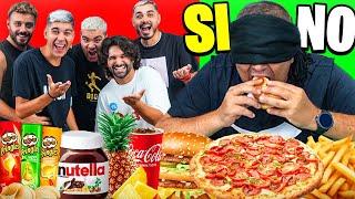  SI o NO CHALLENGE CON IL CIBO!! CHI LO INDOVINA da BENDATO VINCE!!