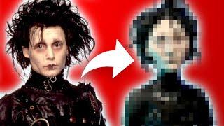 Sculpting EDWARD SCISSORHANDS! SO MANY DETAILS! - Polymer Clay Sculpture