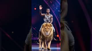  AFRICAN MAN Arrives on LION & Transforms into HYBRID! | AGT Will SHOCK You! #agt2025 #gottalent