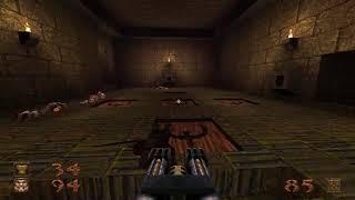 Quake  - E1M4 The Grisly Grotto (Secret #3 Location) Vertical Vengeance Achievement