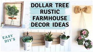 DOLLAR TREE RUSTIC FARMHOUSE DECOR IDEAS * Simple Home Decor * Budget Friendly DIY’s*BlondieNextDoor