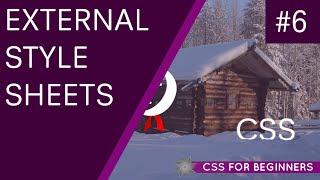 CSS Tutorial For Beginners 06 - External Style Sheets