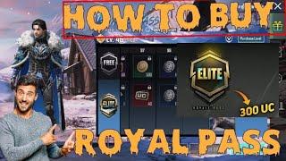 HOW TO BUY ROYAL PASS IN BGMI || PURCHASE RP IN BGMI|| ROYAL PASS IN JUST 300 UC || BGMI NEW RP