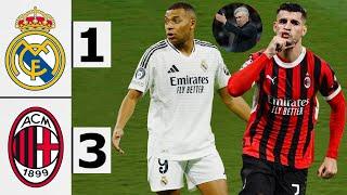 AC Milan vs Real Madrid 3-1 Extended HIGHLIGHTS | UEFA Champions League