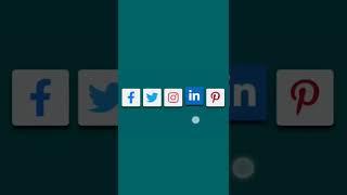 Font Awesome Social Media Icons HTML CSS Tutorial | #fontawesome #socialmediaicons #hovereffect #fb