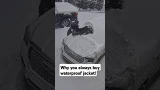 Always buy waterproof jackets!