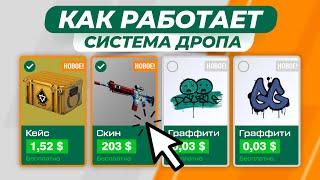 Как работает система дропа предметов в CS2 / Шансы получить кейсы и скины в кс2 / Как фармить кейсы