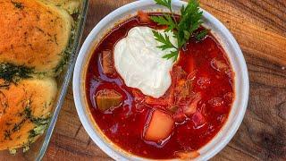 Ukrainischer Borsch - Originalrezept von 1954 - Westmünsterland BBQ