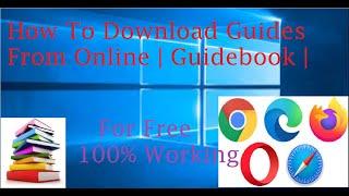 How To Download Guides From Online | Guidebook |