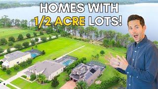 Orlando Florida Large Home Lots | New Homes | Sunset Preserve |