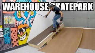 Warehouse Skatepark Update: DIY Grind Box // Aggressive Inline Skating