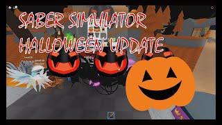 [Halloween 2021 Update] Saber Simulator game Update Halloween Pets, Pumpkin Boss, new element areas