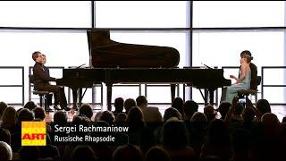 S. Rachmaninoff - Russian Rhapsody (Kociuban - Maximov Piano Duo)