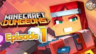 NEW MINECRAFT GAME!? - Minecraft Dungeons Gameplay Walkthrough Part 1 - Squid Coast! Creeper Woods!