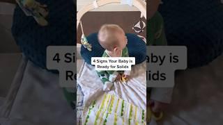 4 signs your baby is ready for solid food #babycare