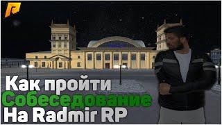 Как пройти собеседование на Radmir RP | Что нужно знать?