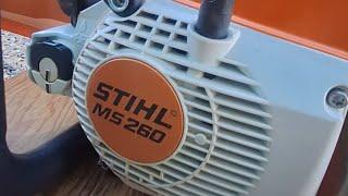 Отзыв и обзор моей бензопилы Stihl MS 260