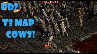 T3  Map With Cows!! Project Diablo2 - Werewolf Barbarian