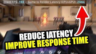 VALORANT INPUT LAG ON PC 2023* (Game Render time CPU + GPU)