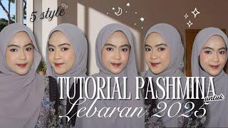 [Terbaru] 5 Tutorial pashmina lebaran menutup dada 