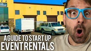 How to Start an Event Rental Business 0-500k in 5 Years Guide