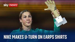 Mary Earps replica goalkeeper shirt to be sold by Nike after backlash