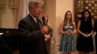 Ambassador from Kazakhstan Addresses ThingstodoDC.com at the Kazak Embassy