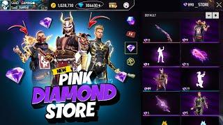 Pink Diamond Store Event Free Fire | Golden Shade Bundle Return Free Fire | Free Fire New Event